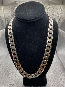 Sliver Cuban link 22”