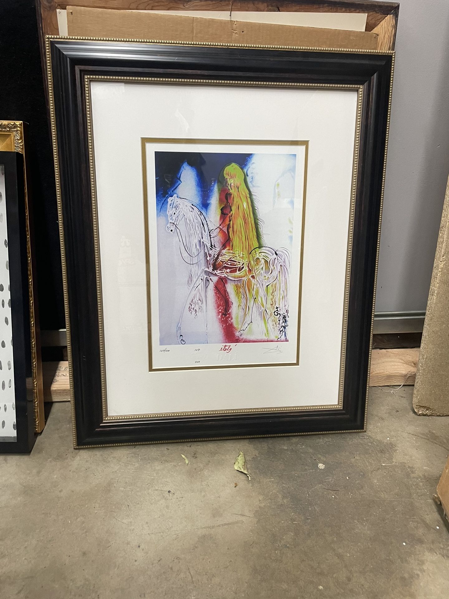 Authentic Salvador Dhali Print