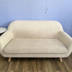 Article Gabriola 64" Loveseat - Ivory Bouclé 
