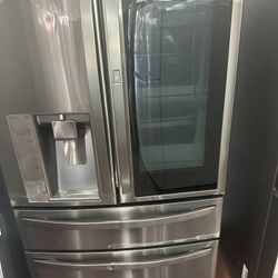 LG Fridge Instaview black Used