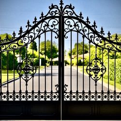 Custom Made Driveway Iron Gates Any Design & Color