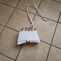 White Balenciaga Purse