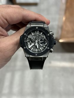 Hublot Big Bang Unico 42mm titanium ceramic Skeleton dial. Watch,box,appraisal papers. $7,999. Retail msrp over $23k. Save thousands. #441.nm.1171.rx