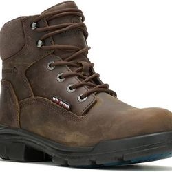 NEW SZ 9 Wide Men WATERPROOF Work Boots Wolverine Durashocks Sr Icon Carbonmax 6" Toe Safety