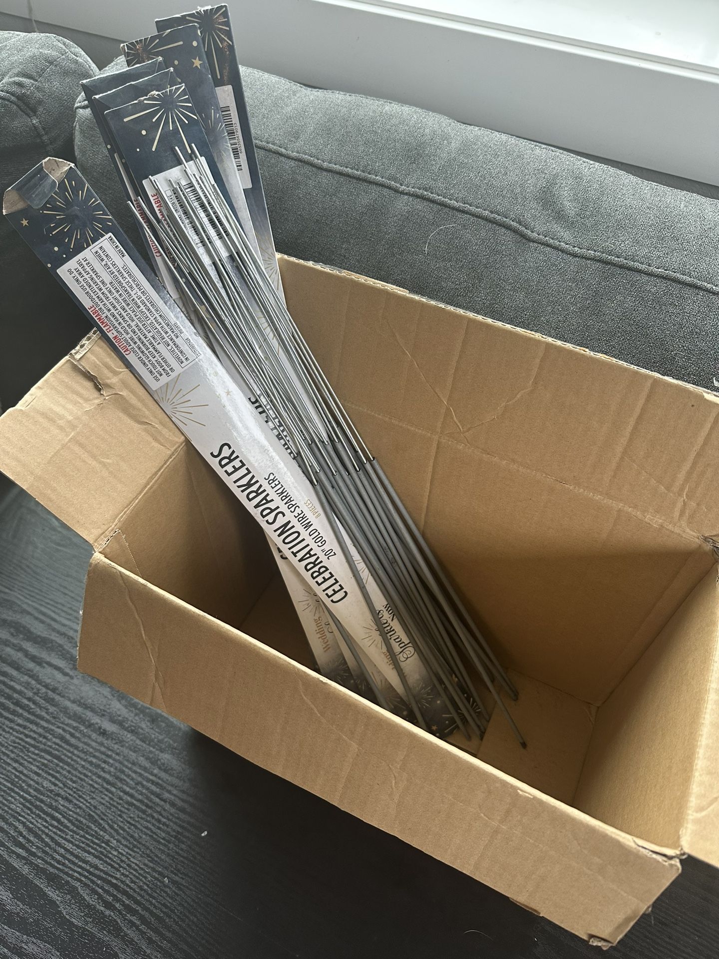 20 Inch Wedding Sparklers Unused (72 Total)