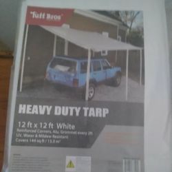 12x12ft Heavy Duty White Tarp NEW $20.00 