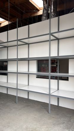 Boltless Shelving Units Racks Warehouse Garage Storage Shelf’s Organize 