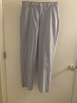 Saddlebred Blue and White Pinstripe Mens Pants Size 30WX30L