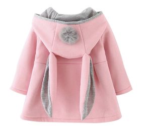 NEW!!! Winter Baby Outwear Infants Girls Cute Rabbit Hooded