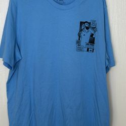 Adidas Men's Short Sleeve T-Shirt - Blue Size XL Messi Icon