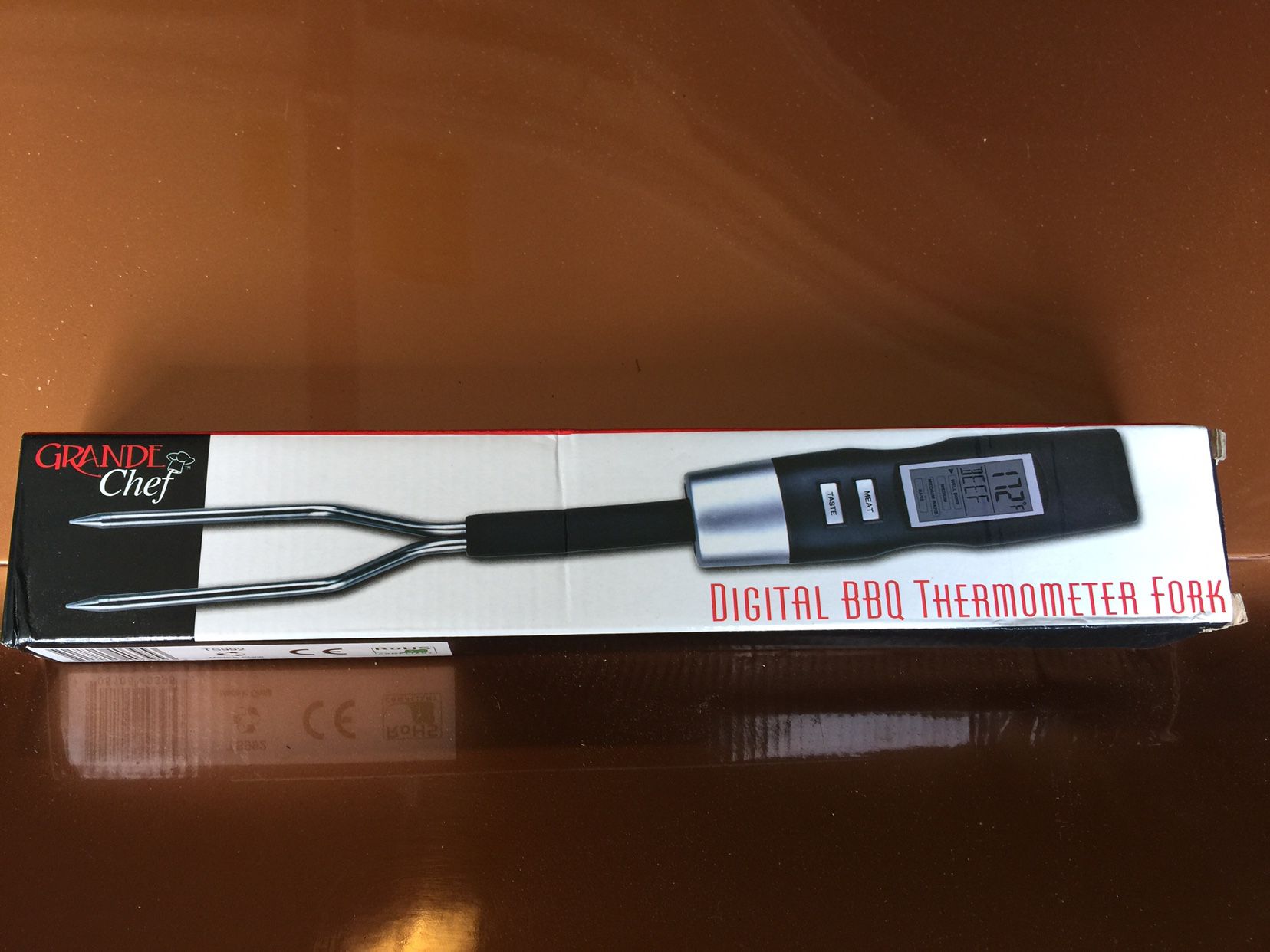 Grande Chef Digital Bbq Thermometer Fork