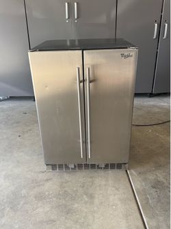 Under the counter refrigerator.  Could be used outside or garage as well.