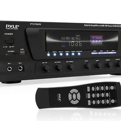 300W Digital Stereo Receiver System - AM/FM Qtz. Synthesized Tuner, USB/SD #287
