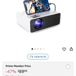 Movie Projector, SMONET 1080P HD Projector 7500L Home Projector Video TV Projector