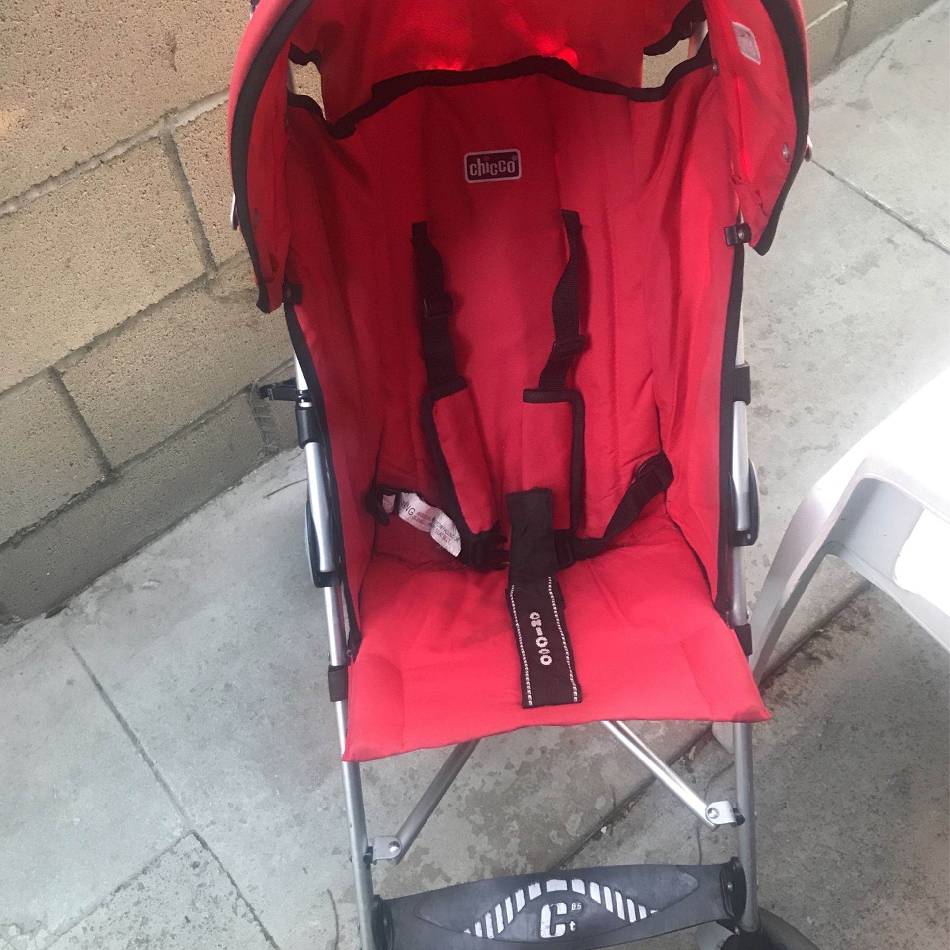 Chicco Red Stroller 