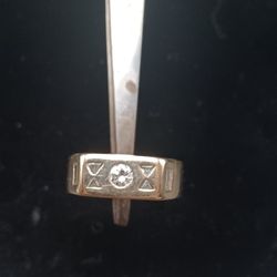 Designer 14K Diamond Wedding Ring 