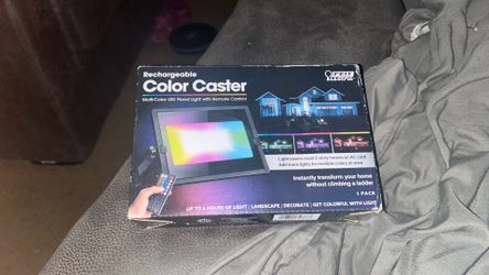 Rechargeable color caster