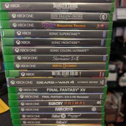 Xbox 21 Game MEGA LOT: MGS, Sonic, Capcom, Fallout & More! NO SPORTS TITLES!!!