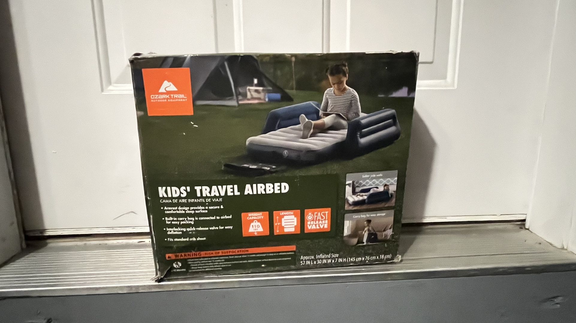 Ozark Trail Kids’ Travel Airbed – Portable Inflatable Bed for Children