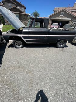 1964 Chevy C10 short bed convertible truck.