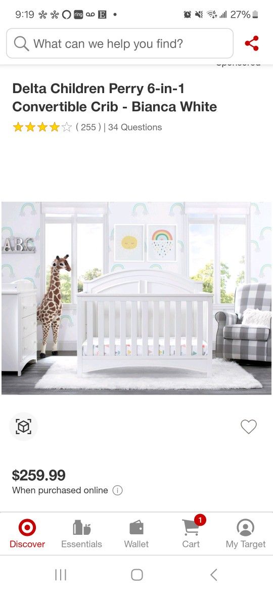 Baby Crib From Target