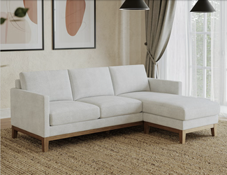 Lightly used Henredon Murphy Sofa with Reversible Chaise
