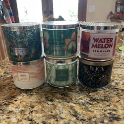 New Bath And Body Works Candles