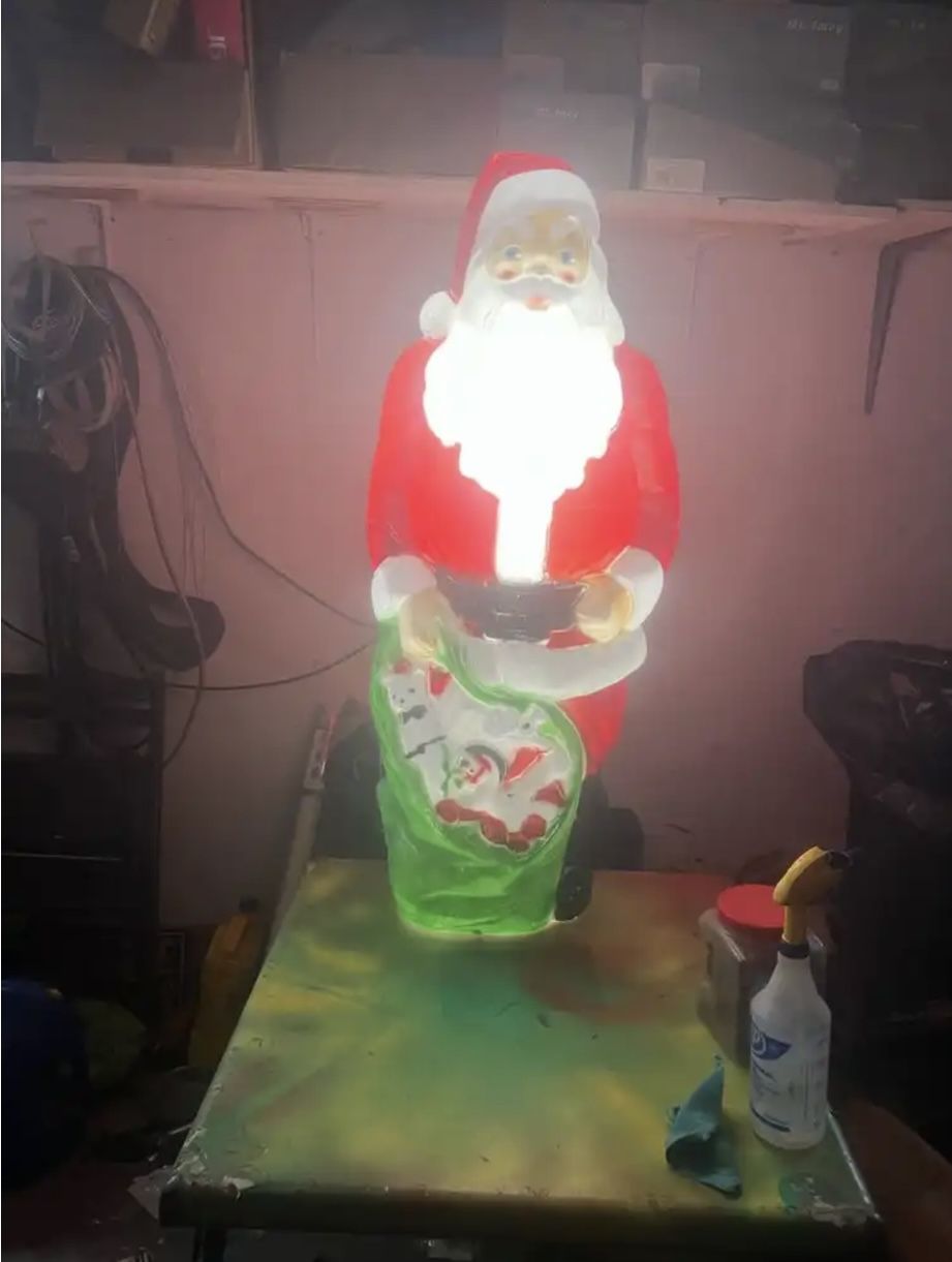 1968 Empire, Santa Claus Blow Mold 