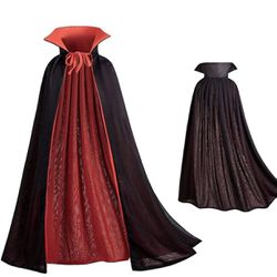 Adult Unisex Vampire Costume Halloween Cloak