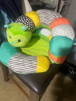 Infantino Caterpillar Baby Tummy Time Pillow
