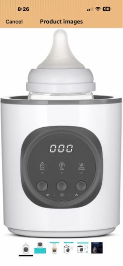 Vaundra Fast Baby Bottle Warmer for Breastmilk and Formula 120V