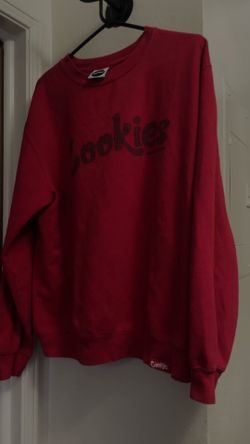 Red Cookies Crewneck – Oversized Fit – $25