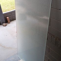 Translucent ,Sliding, Shower Door Glass