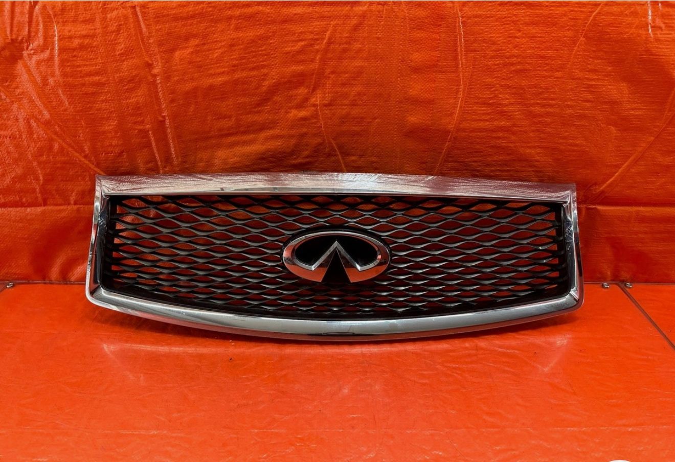 14-17 INFINITI Q50 FRONT GRILLE 100% COMPLETE W/ FRONT CAMERA - OEM FACTORY #215