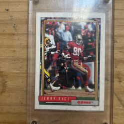 Jerry Rice 1992 topps Card 