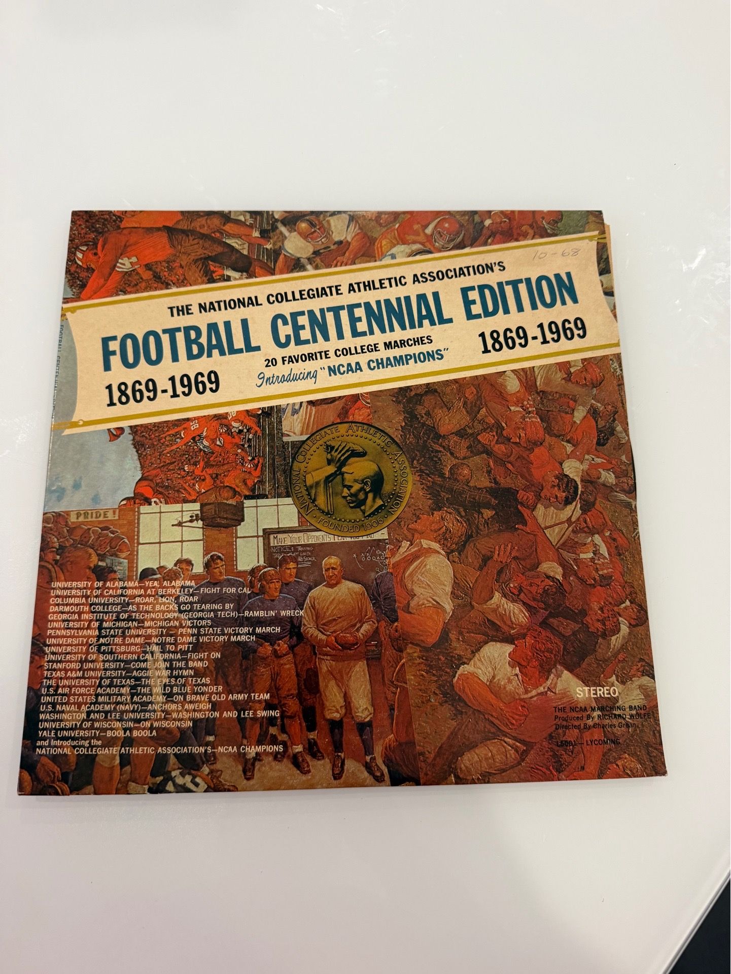 DISC RECORD VIYNL LP FOOTBALL CENTENNIAL EDITION 1(contact info removed)