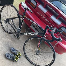 2010 Specialized Allez Small Frame With Clip On Shoes