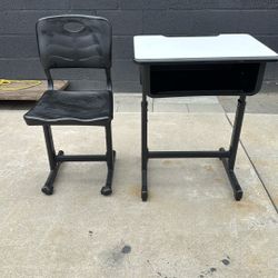 Kids Desk And Chair W/Storage