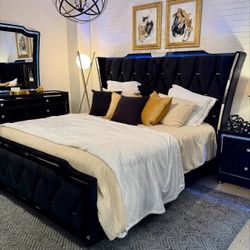 New 4pc Bedroom Sets Starting At $599 Buy Now Pay Later $30 Down No Credit Needed 