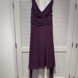 David’s Bridal Purple Plum Dress 