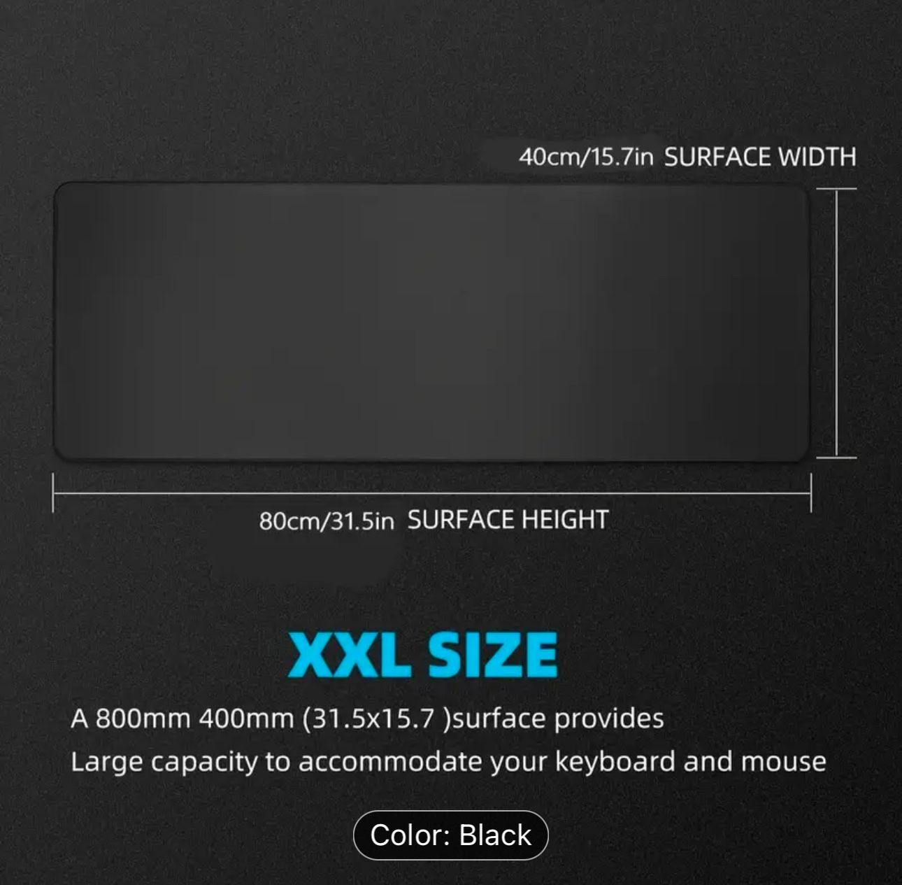 XXL Mousepad For Gaming/Office Work