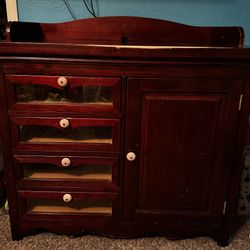 Jardine Changing Table Dresser Solid Wood - 4 Drawer Dresser, Baby Furniture