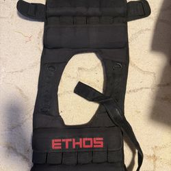 Ethos Work Out Vest 60 pound removable weights