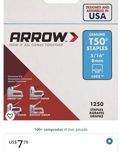 ARROW 1250 STAPLES AGRAFES GRAPAS