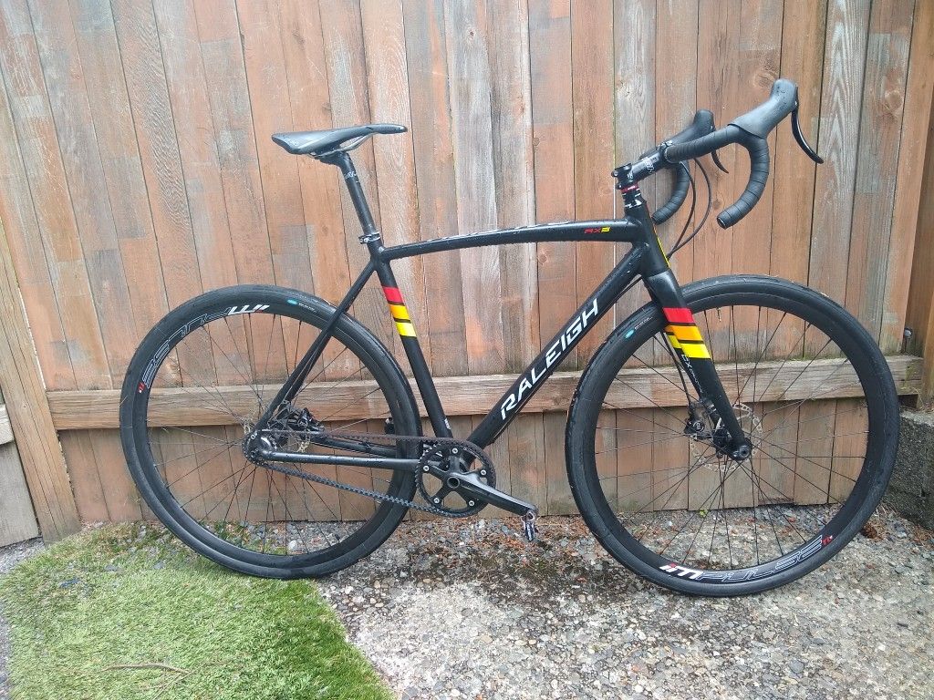 2016 Raleigh RXS Belt Drive Singlespeed Road Bike Cyclocross Bicycle Tubeless