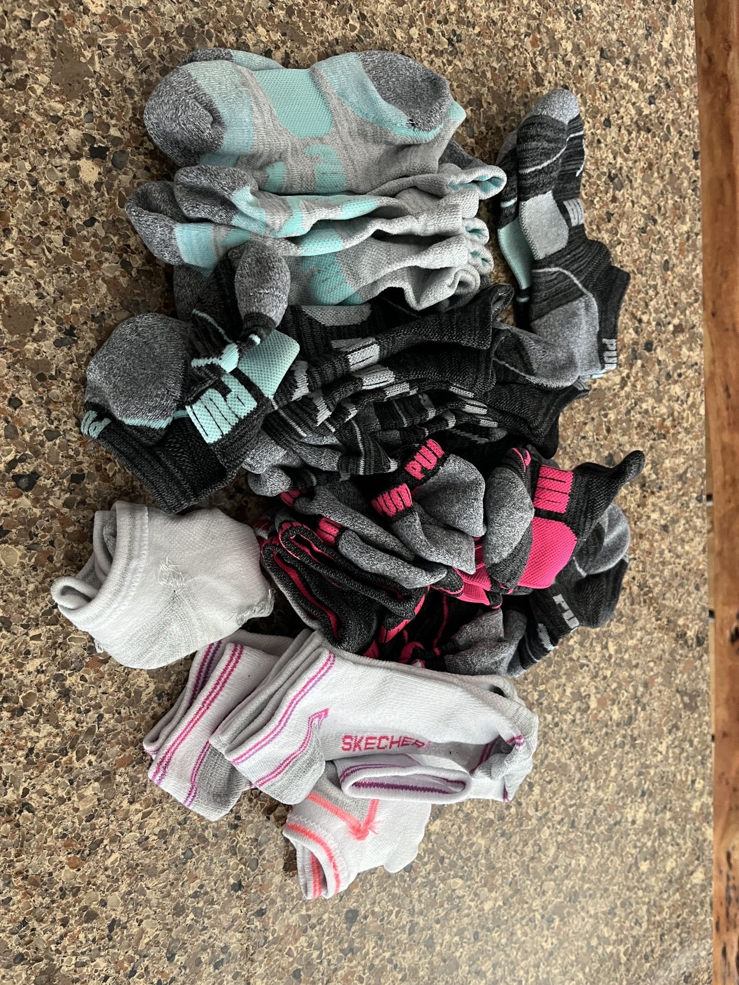 Puma and sketchers women’s ankle socks athletic socks used as shown no holes or tears