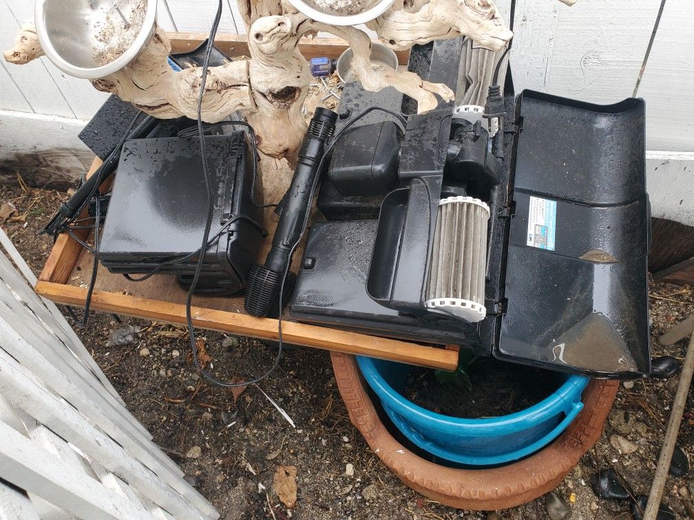 Fish Tank / Aquarium  10 Gallons / Hang Back Filter