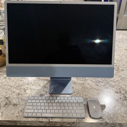 Apple iMac 24” Blue 2021 Model #A2439
