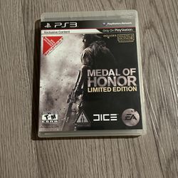 PS3 Game Medal Of Honor 