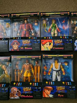 Brand New Jada Figures Street Fighters Sealed